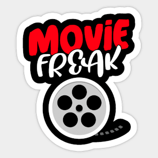 Movie Freak Sticker